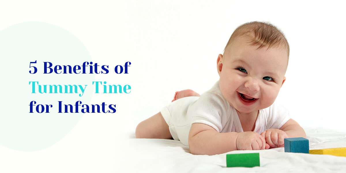 beneficios del tiempo boca abajo para los bebés