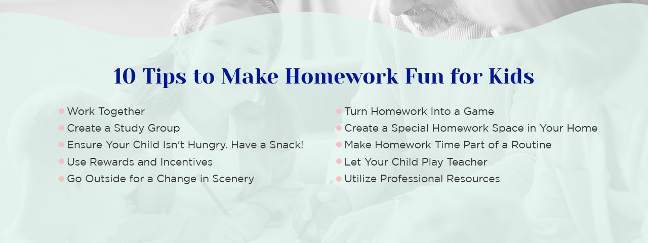 fun homework tasks